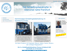 Tablet Screenshot of derschaedlingsbekaempfer.com